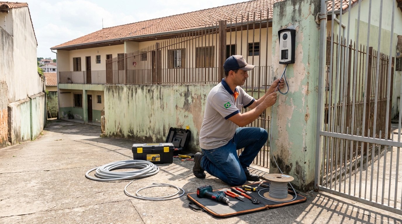 Instalacao de interfone residencial em Fortaleza‑CE