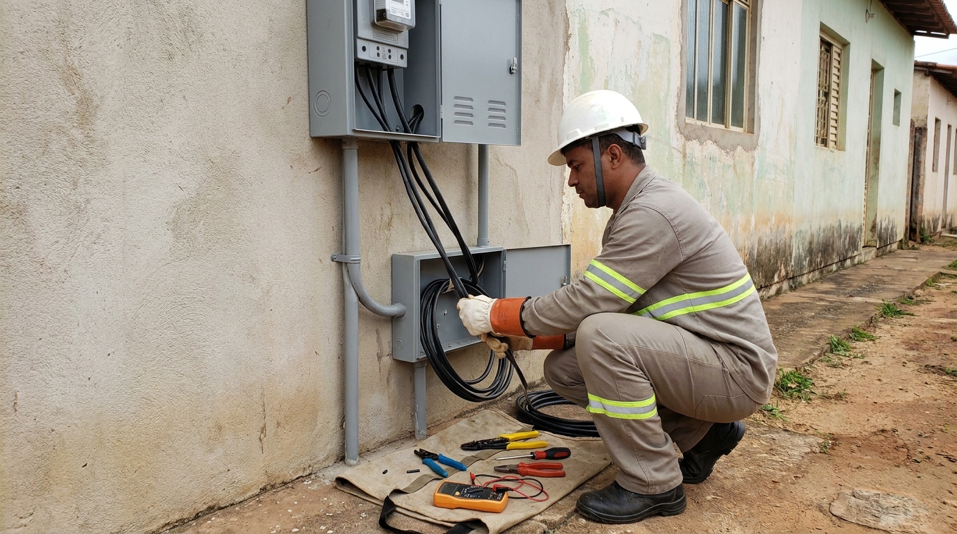 Troca de padrao de energia em Fortaleza‑CE